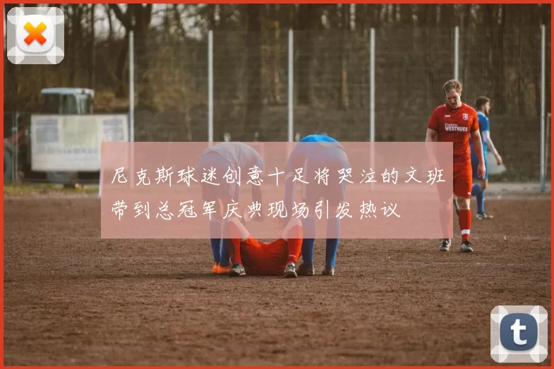 尼克斯球迷创意十足将哭泣的文班带到总冠军庆典现场引发热议